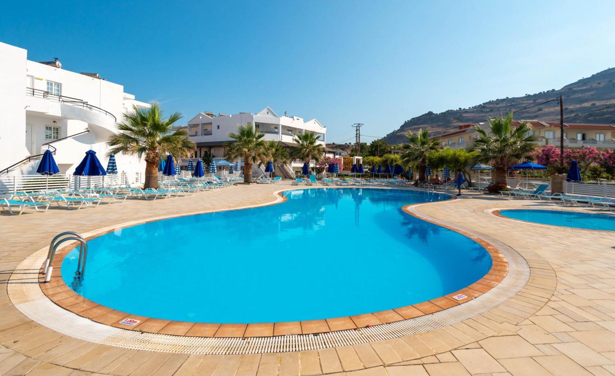 Elvita Beach Hotel Kiotari Ngoại thất bức ảnh